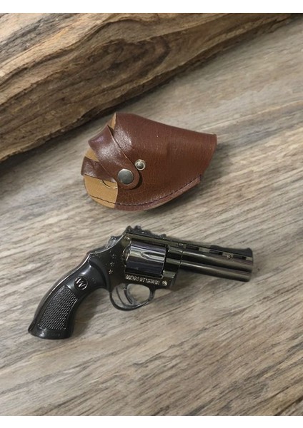 Silah Görünümlü Kılıflı Metal Çakmak