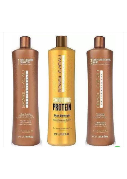 Professional Protein Saç Keratin Bakım Seti 3×1000 ml