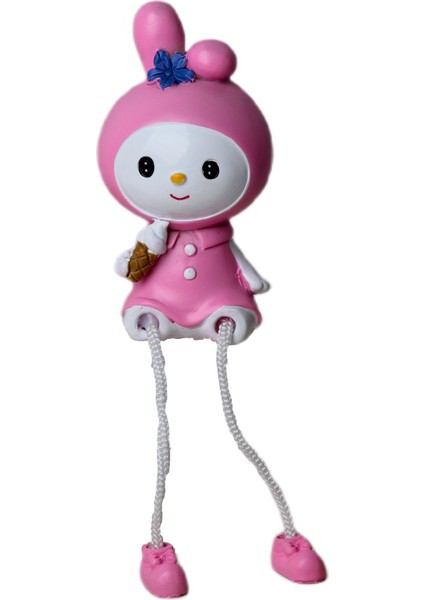 My Melody Kuromi Ayakları Sallanan 2'li Biblo Seti Dekoratif Ürün Ofis Yeni Yıl Doğum Günü si indirimleri