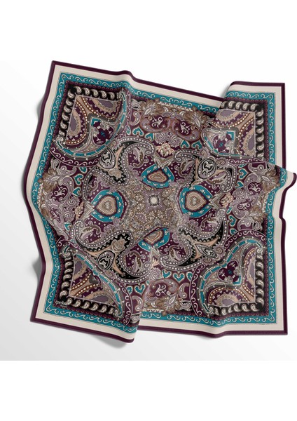 Etnik Desenli Soft Pamuk Eşarp - 04478
