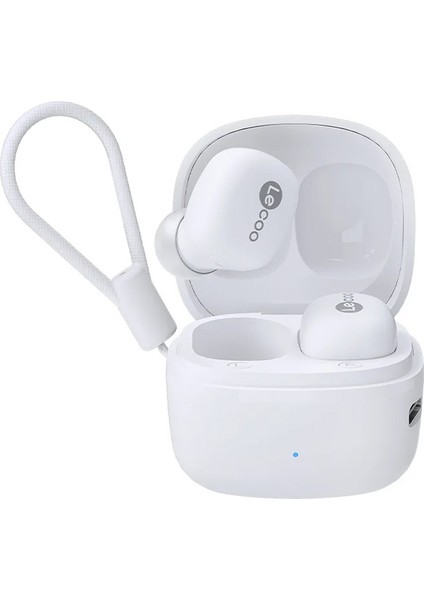 Lecoo EW300 Bluetooth V5.3 Tws Kablosuz Kulak İçi Kulaklık Beyaz