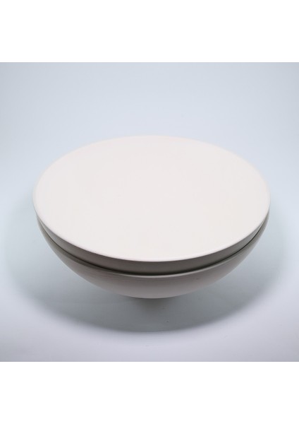 (Ham Ürün) 2 Li 25 cm Kase Çini Bisküvi ( Yarımamül))