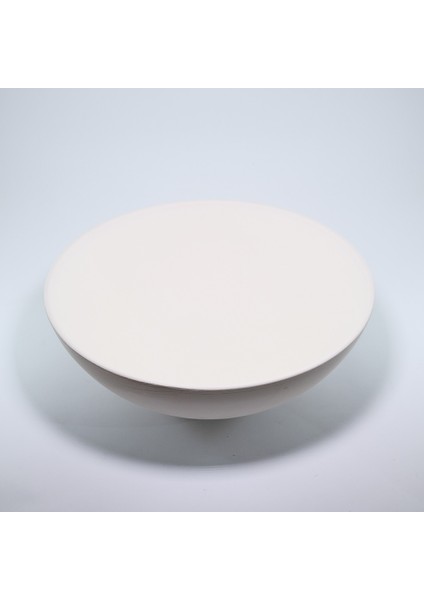 (Ham Ürün) 2 Li 25 cm Kase Çini Bisküvi ( Yarımamül))