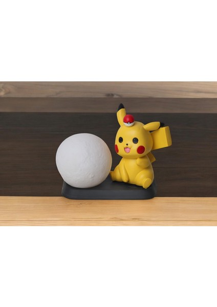 Pokemon Pikachu Gece Lambası Biblo Ev Ofis Yeni Yıl Doğum Günü si Vitrin Süsü Dekoratif Obje