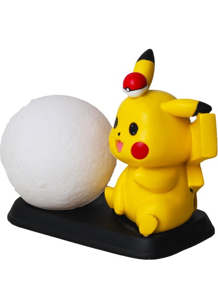 Pokemon Pikachu Gece Lambası Biblo Ev Ofis Yeni Yıl Doğum Günü si Vitrin Süsü Dekoratif Obje fırsatları