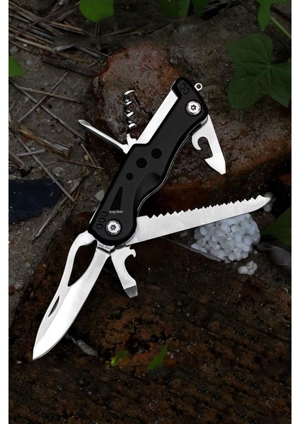 8 Fonksiyonlu Paslanmaz Çelik Çok Amaçlı Katlanır Testere Tirbuşon Tornavida Açacak Çakı fiyatları