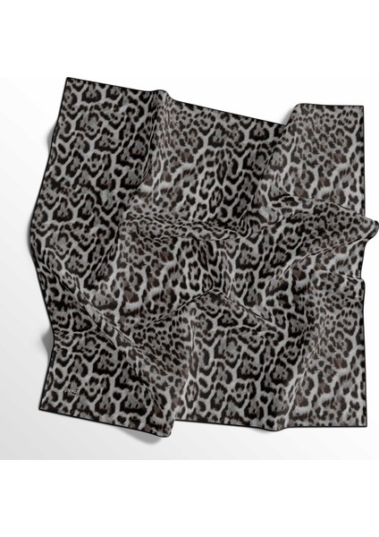 Leopar Desenli Soft Pamuk Eşarp - 04482