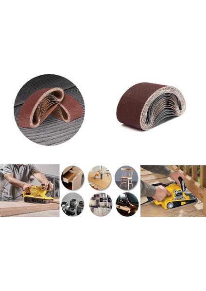 Stanley SB90 Uyumlu Bant Zımpara Kağıdı 5 Parça modelleri