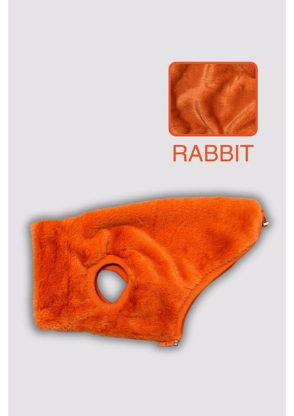 Köpek Kıyafeti - Fermuarlı Rabbit Köpek Ceketi