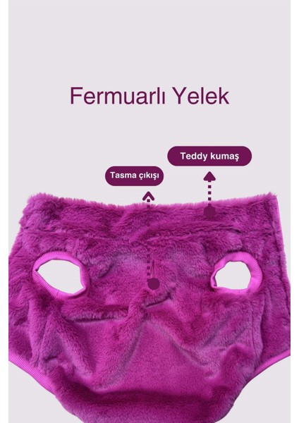 Köpek Kıyafeti - Fermuarlı Rabbit Köpek Ceketi