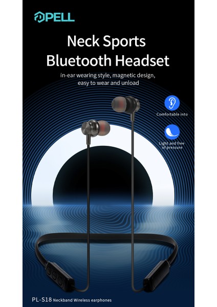 S18 Sport Bluetooth 5.2 Kulakiçi Kulaklık