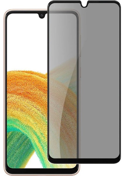 Samsung Galaxy A15 Uyumlu Hayalet Privacy Tam Kaplama Parmak İzi Bırakmayan Ekran Koruyucu Kırılmaz