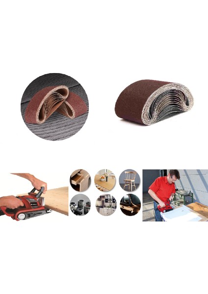 Einhell Te Bs 8540 Uyumlu Bant Zımpara Kağıdı 10 Parça modelleri