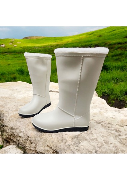 Kadın Fashion Kar Kış Yağmur Çizmesi