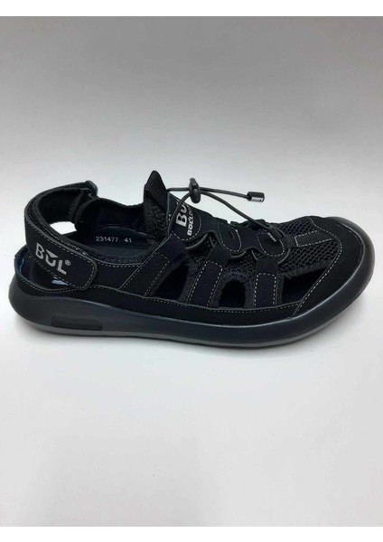 Deri Siyah Renk Yazlık Erkek Sandalet C-92314478BULL