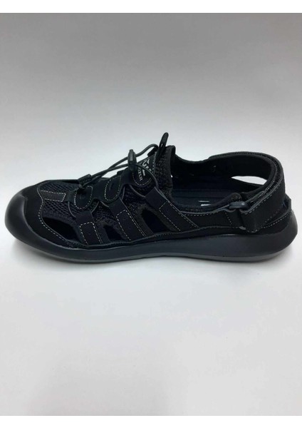 Deri Siyah Renk Yazlık Erkek Sandalet C-92314478BULL modelleri