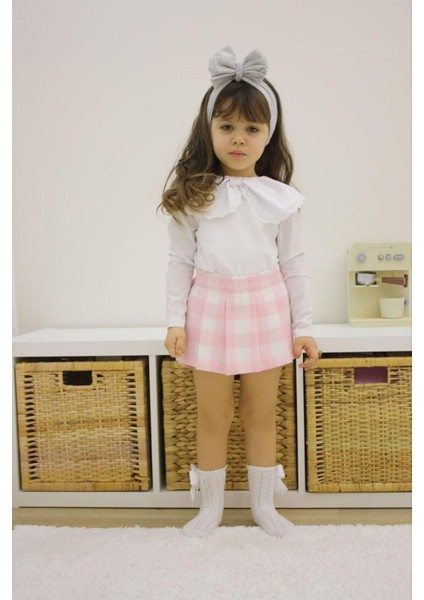 Çocuk Şort Etek Bluz Takım