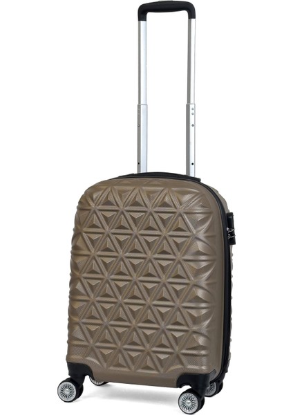 Abs Piramit Canyon Serisi Valiz, Gold - Kabin Boy