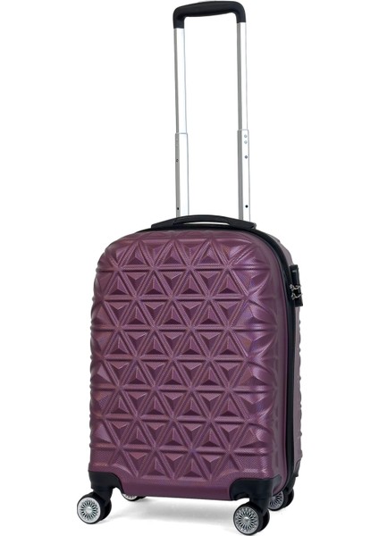 Abs Piramit Canyon Serisi Valiz, Mor - Kabin Boy
