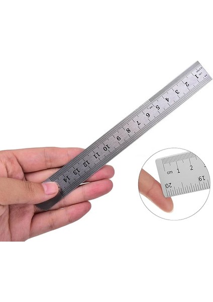 Paslanmaz Çelik Cetvel 300 mm