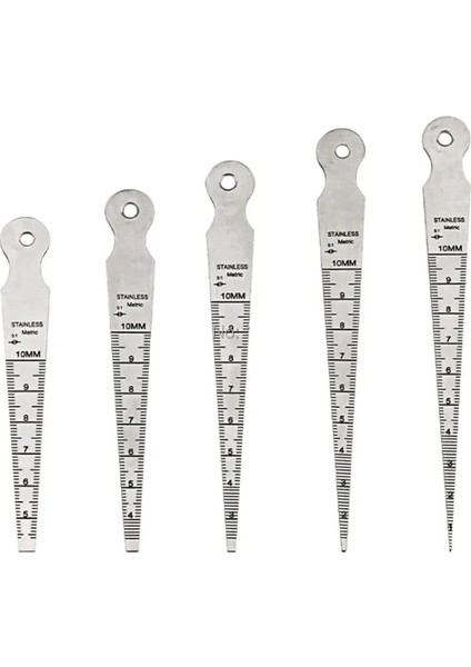 Delik Ölçme Cetveli Üçgen 30-45 mm