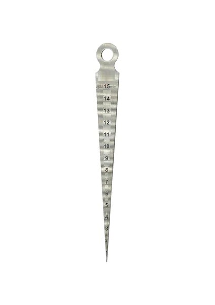 Delik Ölçme Cetveli Üçgen 1-15 mm