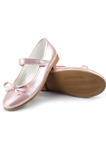 Ortaç 2079 Kız Çocuk Balerin Cırtlı Rugan Babet Ayakkabı indirimleri