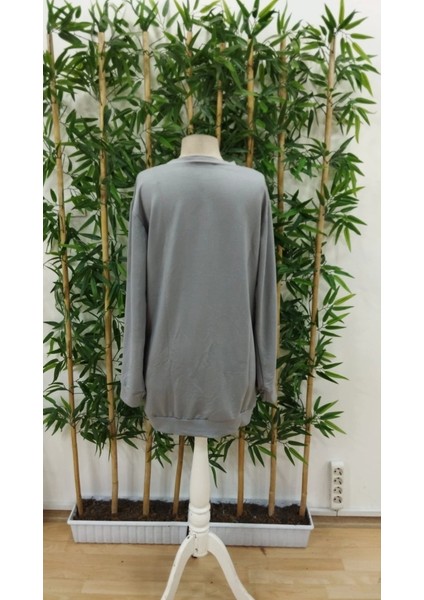 Kadın Uzun Kollu Bisiklet Yaka Desenli Viskon Iki Iplik Bluz indirimleri