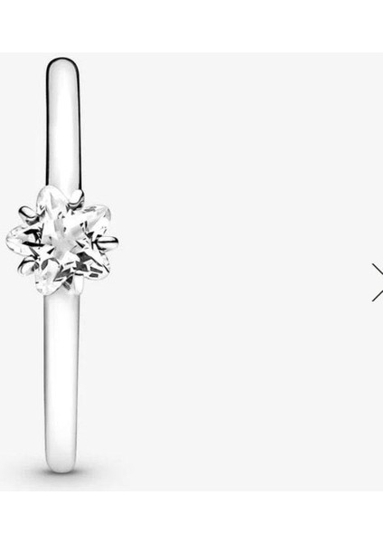 925 Ayar Gökyüzü Işıltılı Yıldız Tektaş Yüzük