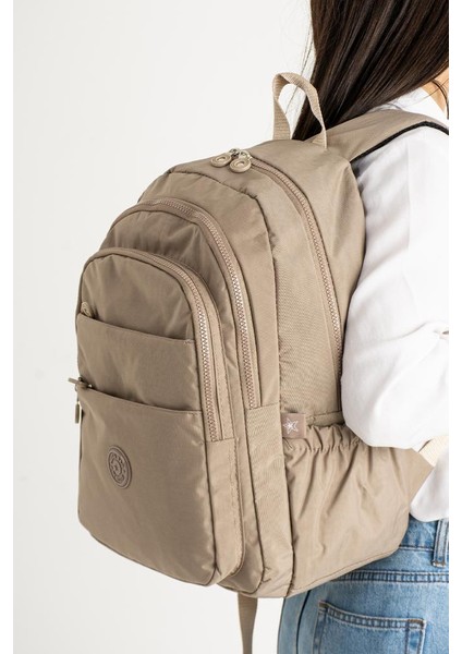 Kadın Sırt Çantası Çok Cepli 40*30 cm Hafif Klinkır Kumaş Okul Çantası Spor Seyahat Çantası Su Itici