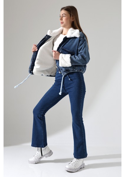 Içi Kürk Oversize Denim Ceket fiyatları