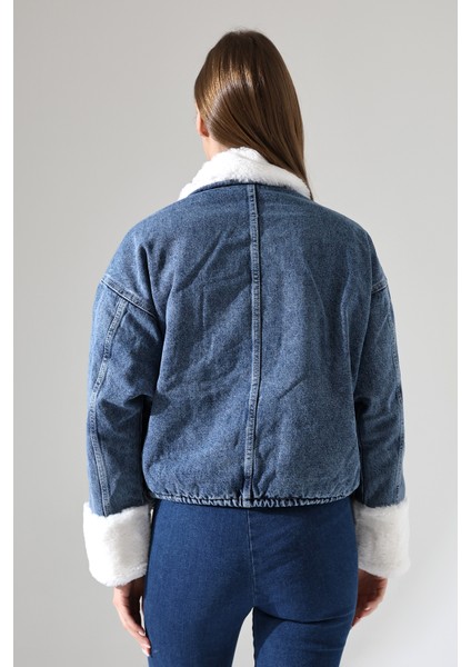Içi Kürk Oversize Denim Ceket indirimleri
