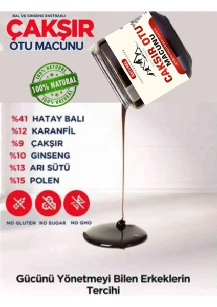 Değirmenci Ali Hatay Yöresi Çakşır Otu Macun Plus 4 Lü 4 x 240 gr