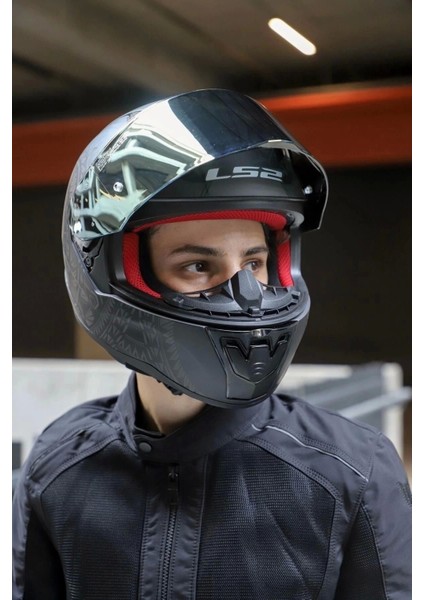 Rapid 2 Takaroa Mat Siyah Kask