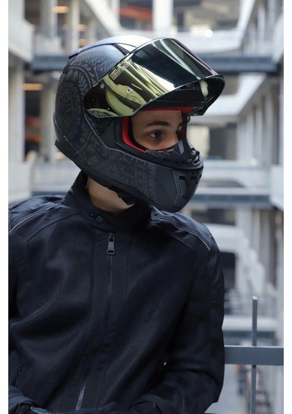Rapid 2 Takaroa Mat Siyah Kask