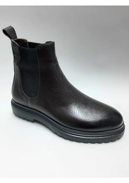 Deri Hafif Taban Bağcıksız Chelsea Model Kahverengi Erkek Bot C-897002LP fiyatları