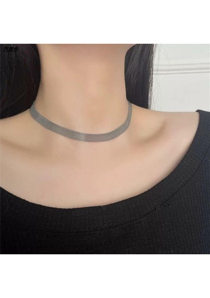 Çelik Kolye Silver 45 cm Zarif tasarım
