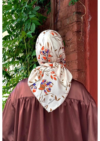 Ipekhan Garden Soft Eşarp Bej Beyaz fiyatları