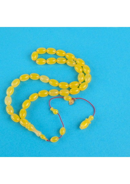 Katalin Beyzi Kesim 7.5X12 Mm Tesbih -Sarı fırsatları