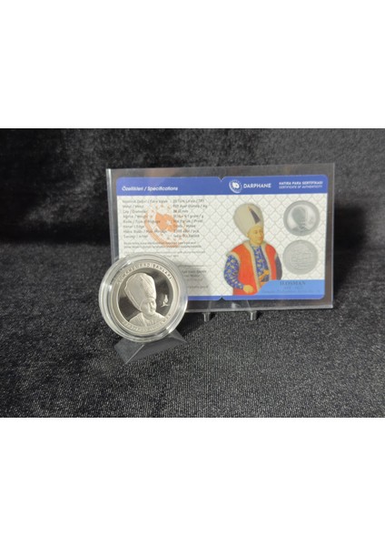 Iı. Osman Gümüş Hatıra Para Osmanlı Padişahları Serisi No. 16 fiyatları