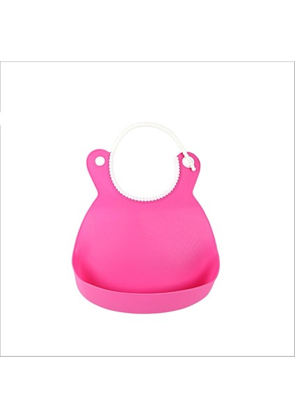 Çocuk Bebek Mama Önlüğü Dökülme Engelleyici Bükülebilir Pembe (4744)