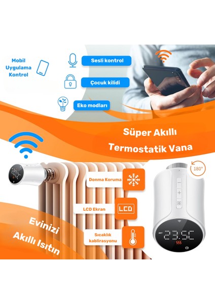 Zigbee Akıllı Termostatik Vana ( Tuya Smart Life Uyumlu ) fiyatları