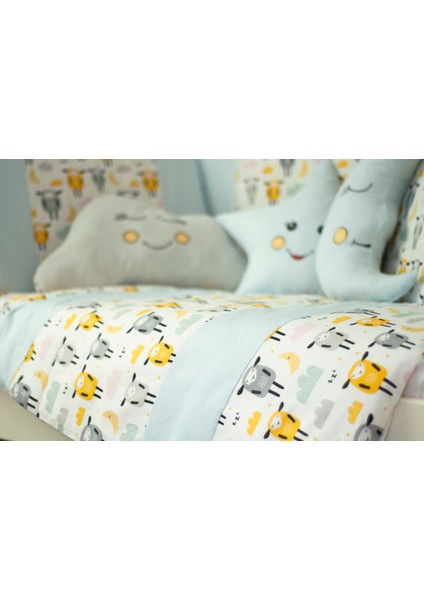 Park Yatak Bebek Uyku Seti Nevresim Takımı 70x110 Zuzu Mavi modelleri