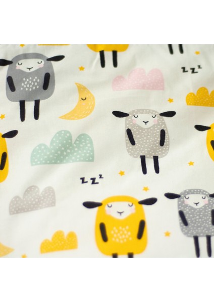 Park Yatak Bebek Uyku Seti Nevresim Takımı 70x110 Zuzu Mavi