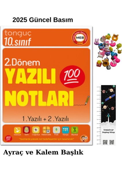10. Sınıf 2025 Yazılı Notları 2. Dönem 1 ve 2. Yazılı - Ayraç - Kalem Başlığı