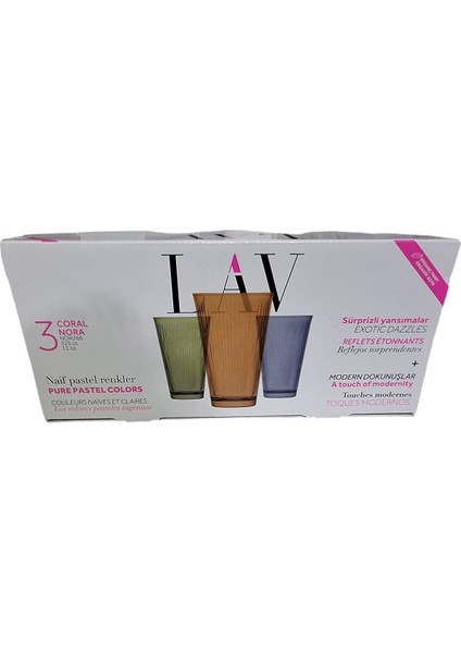 Coral Nora Meşrubat Bardağı 325cc 11oz