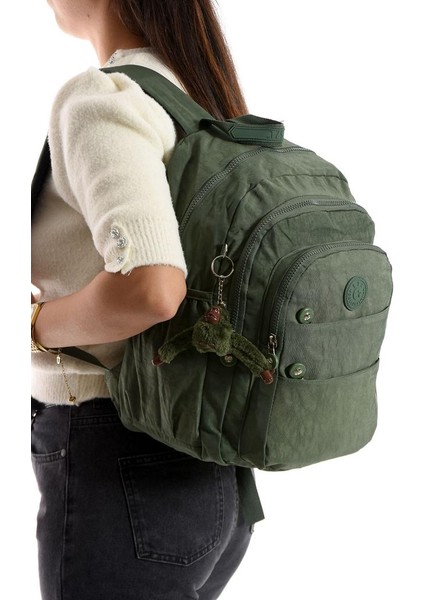 Kadın Sırt Çantası Çok Cepli 30*25 cm Hafif Klinkır Kumaş Spor Seyahat Çantası Su Itici Kumaş fiyatları