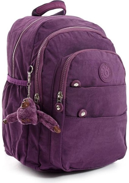 Kadın Sırt Çantası Çok Cepli 30*25 cm Hafif Klinkır Kumaş Spor Seyahat Çantası Su Itici Kumaş fırsatları