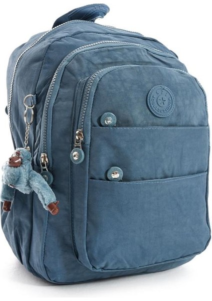 Kadın Sırt Çantası Çok Cepli 30*25 cm Hafif Klinkır Kumaş Spor Seyahat Çantası Su Itici Kumaş fırsatları