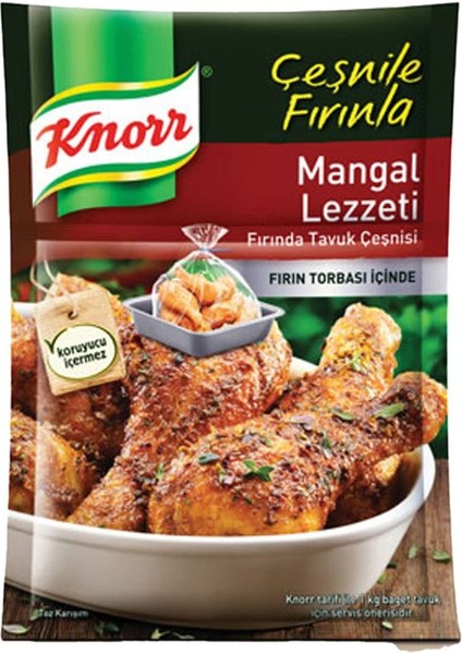 Fırında Tavuk Çeşnisi Mangal Lezzeti 32 g x 6 Adet | Pratik Baharat Karışımı | Fırın ve Izgara için